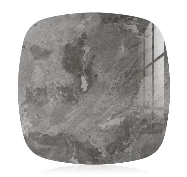 (image for) 1.6M Square Ceramic Dining Table - Grey